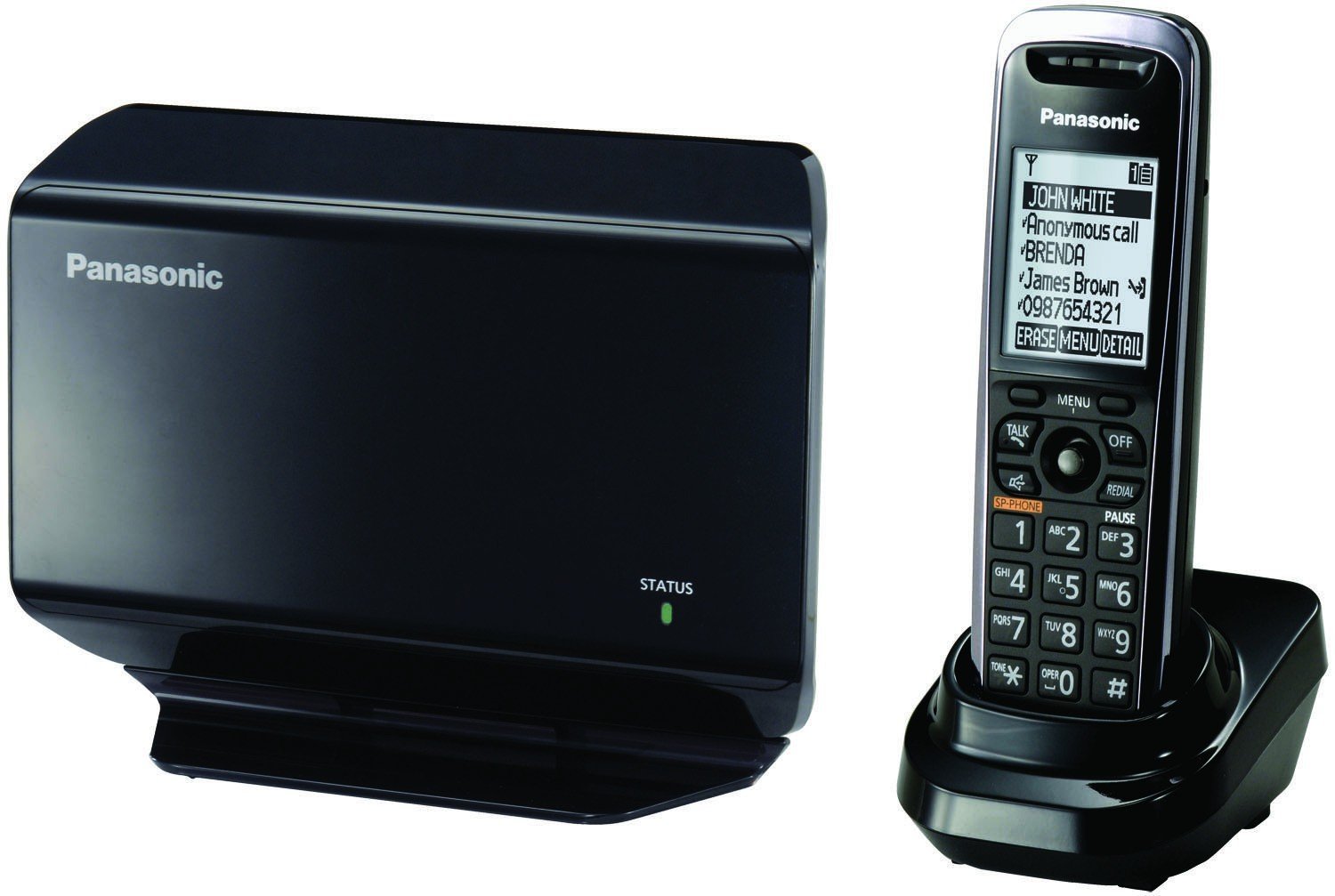 Телефон без базы. Panasonic KX-tgp500 b09. SIP Panasonic KX-tgp500. Panasonic KX 500. SIP-телефон DECT Panasonic KX-tgp500b09.
